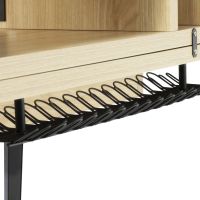 Gator Frameworks Bureau studio Elite rack 8U bois érable - Vue 7